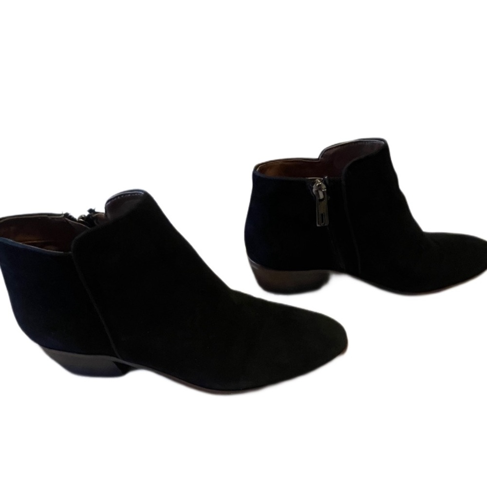 Sam Edelman “petty” short boot booties size 7 m in black suede